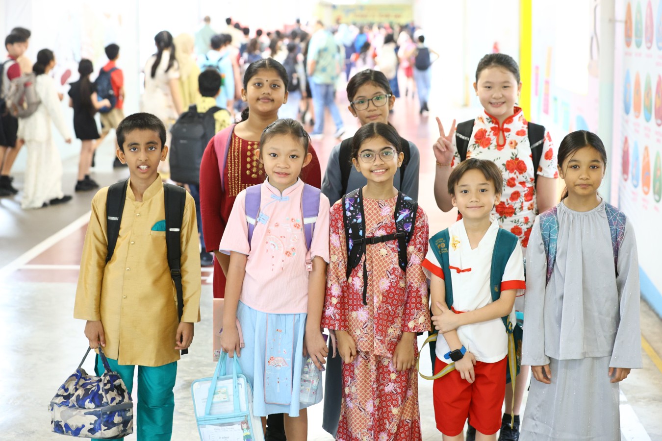 Celebrating the rich diversity of our Edgefield family in colourful traditional attire.